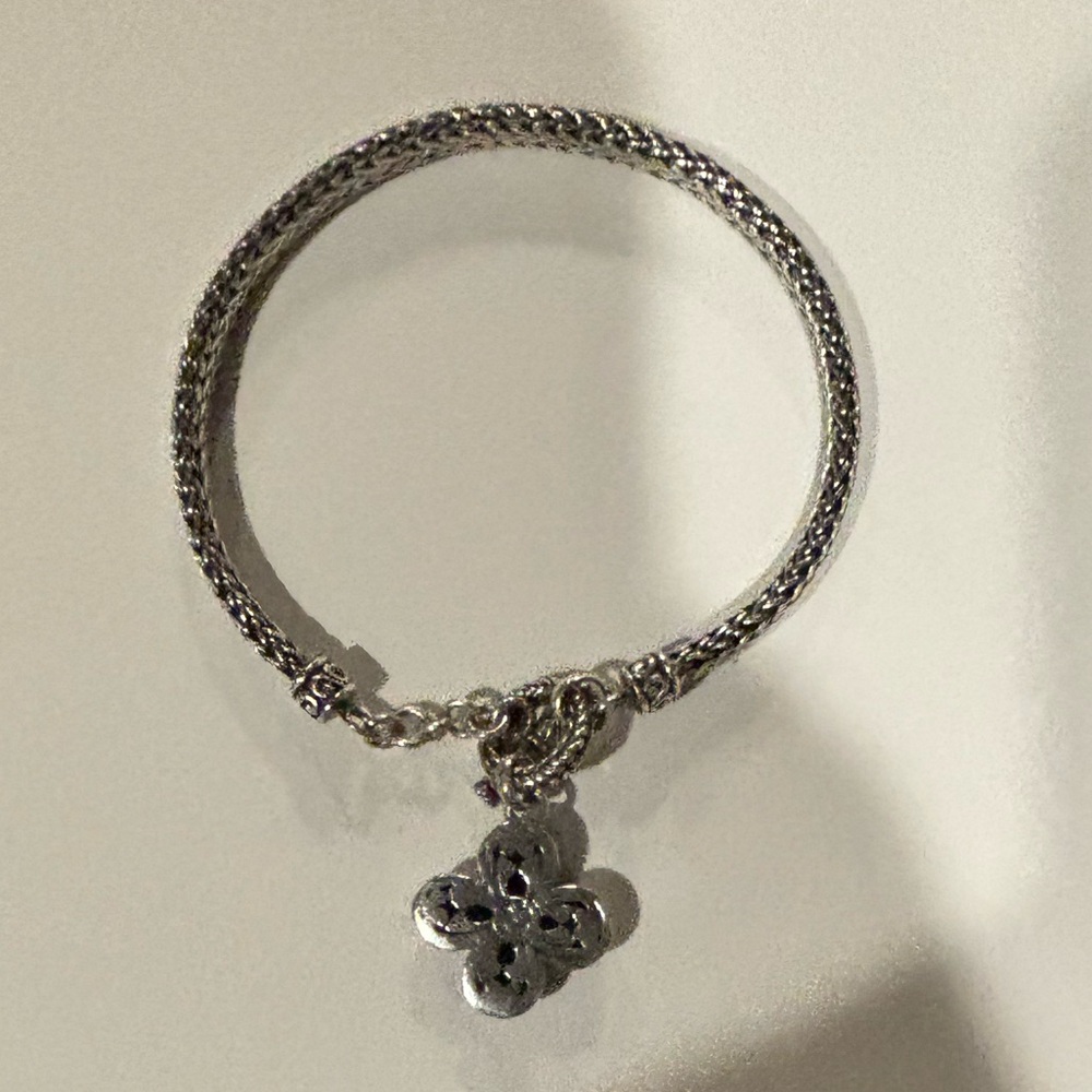 EUC - Brighton toggle bracelet with purple charm. - Picture 2 of 3